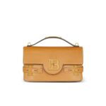 BALMAIN SMOOTH LEATHER B-BUZZ SHOULDER 24 BAG