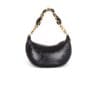 BALMAIN 1945 SOFT HOBO BAG IN CRINKLED LEATHER