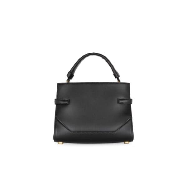BALMAIN B-BUZZ 22 TOP HANDLE LEATHER BAG - Image 3