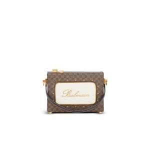 BALMAIN RADIO MONOGRAM SIGNATURE BAG