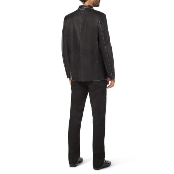 BILLIONAIRE LEATHER BLAZER ELEGANT