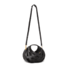 BALMAIN CALFSKIN BASKET BAG WITH AN OPENWORK GRID MOTIF BLACK - Image 2