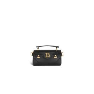 BALMAIN B-BUZZ 19 LEATHER BAG
