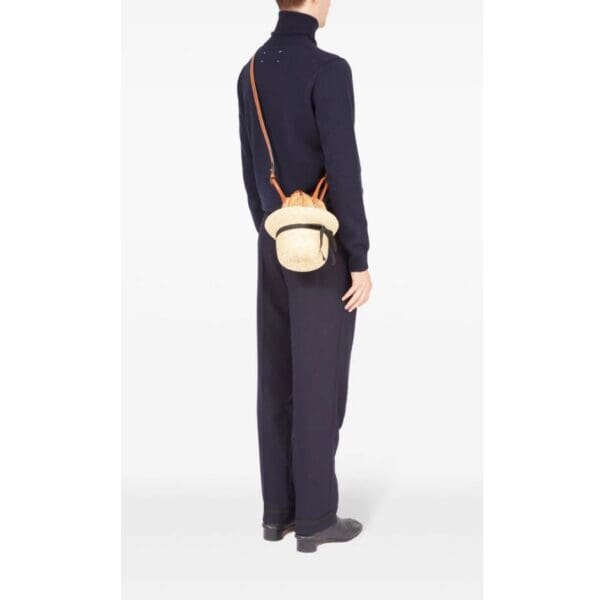MAISON MARGIELA HAT STRAW BUCKET BAG - Image 3