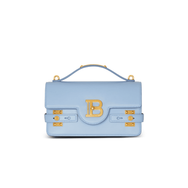balmain b-buzz shoulder 24 calfskin bag
