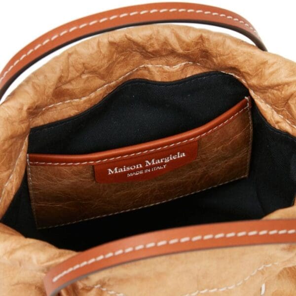 MAISON MARGIELA HAT STRAW BUCKET BAG
