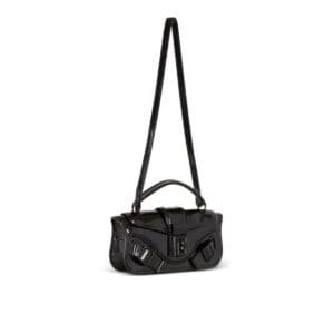 BALMAIN BLAZE POUCH IN PATENT LEATHER