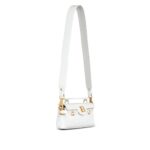 BALMAIN B-BUZZ 19 BAG IN CROCODILE EFFECT-EMBOSSED LEATHER