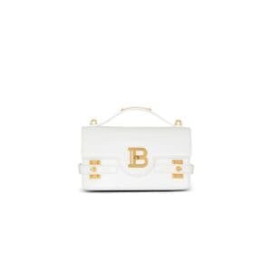 BALMAIN B-BUZZ SHOULDER 24 CALFSKIN BAG
