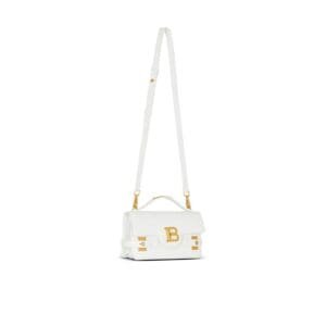 BALMAIN B-BUZZ SHOULDER 24 CALFSKIN BAG