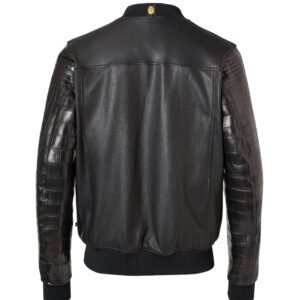 BILLIONAIRE LEATHER BOMBER "ROBERT"
