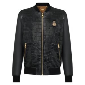BILLIONAIRE LEATHER BOMBER LUXURY
