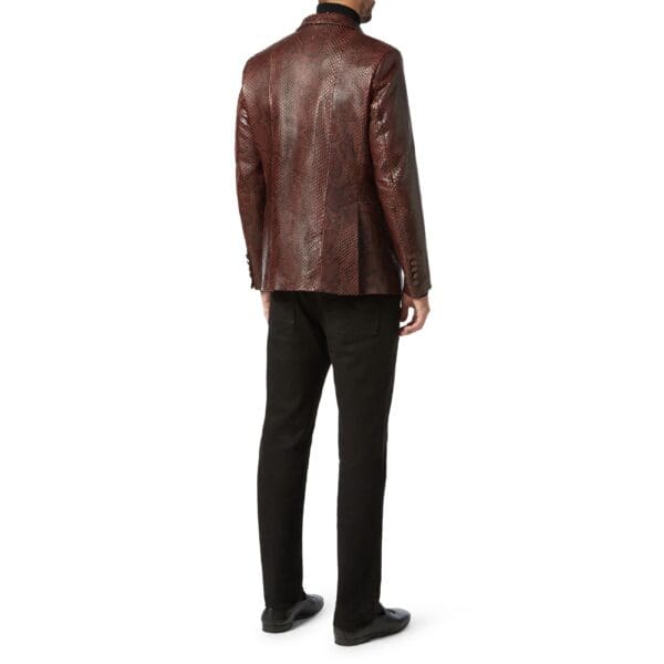 BILLIONAIRE LEATHER BLAZER LUXURY