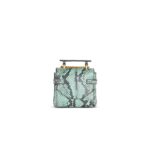 BALMAIN B-BUZZ SNAKESKIN-EFFECT LEATHER MINI BAG