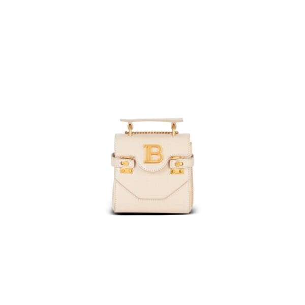 BALMAIN B-BUZZ MINI LEATHER BAG