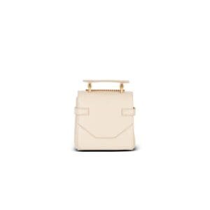 BALMAIN B-BUZZ 19 LEATHER BAG