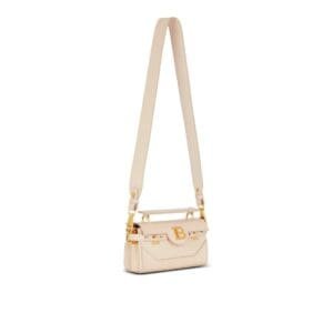 BALMAIN B-BUZZ 19 LEATHER BAG