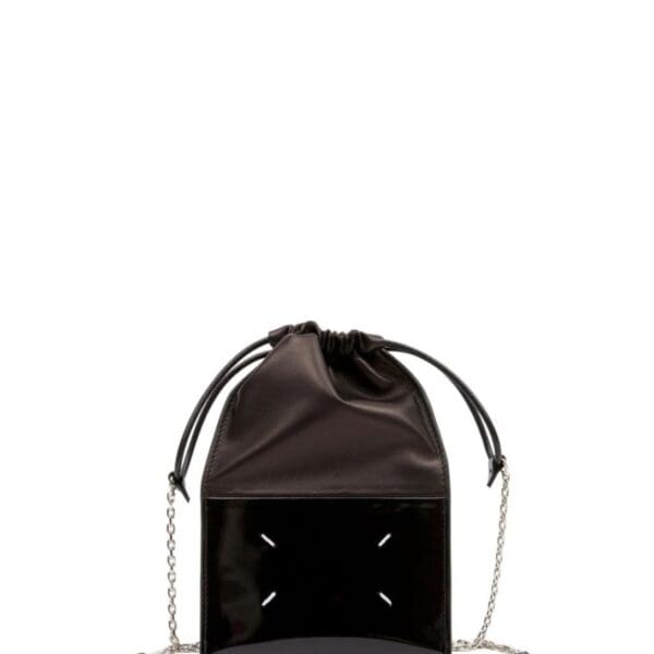 MAISON MARGIELA FOUR STITCH-LOGO DRAWSTRING CROSSBODY BAG