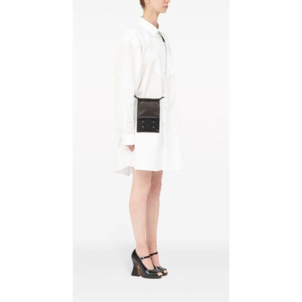 MAISON MARGIELA FOUR STITCH-LOGO DRAWSTRING CROSSBODY BAG - Image 2