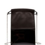 MAISON MARGIELA FOUR STITCH-LOGO DRAWSTRING CROSSBODY BAG