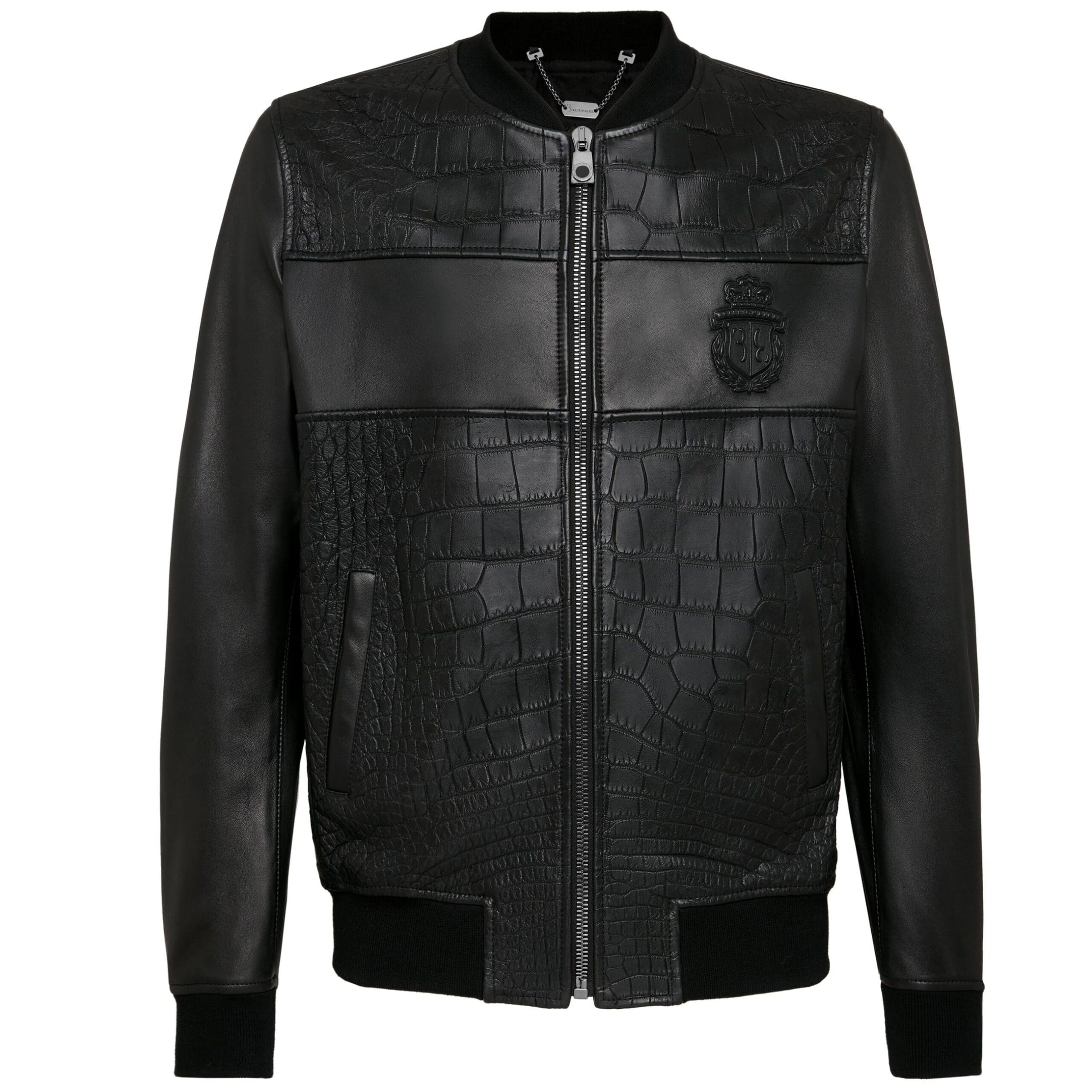 BILLIONAIRE LEATHER JACKET CREST