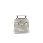 BALMAIN 1945 SOFT FADED DENIM MINI BAG