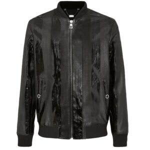 BILLIONAIRE LEATHER BOMBER LUXURY