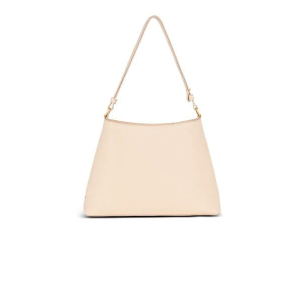 BALMAIN EMBLEME HANDBAG IN GRAINED LEATHER