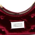 MAISON MARGIELA MICRO GLAM SLAM VELVET SHOULDER BAG