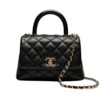 CHANEL MINI FLAP BAG WITH TOP HANDLE