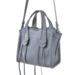 CHLOE SMALL MONY TOTE BAG STORM BLUE
