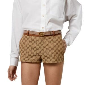 GUCCI GG MARMONT REVERSIBLE THIN BELT