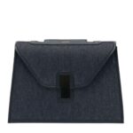 VALEXTRA DENIM COAT ISIDE MICRO