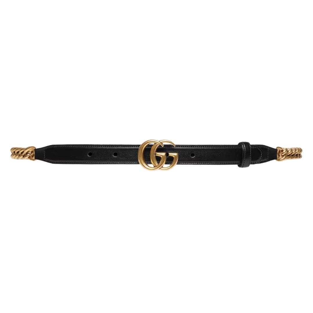 GUCCI GG MARMONT THIN CHAIN BELT
