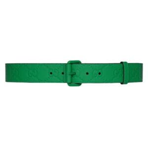 GUCCI GG RUBBER-EFFECT BELT