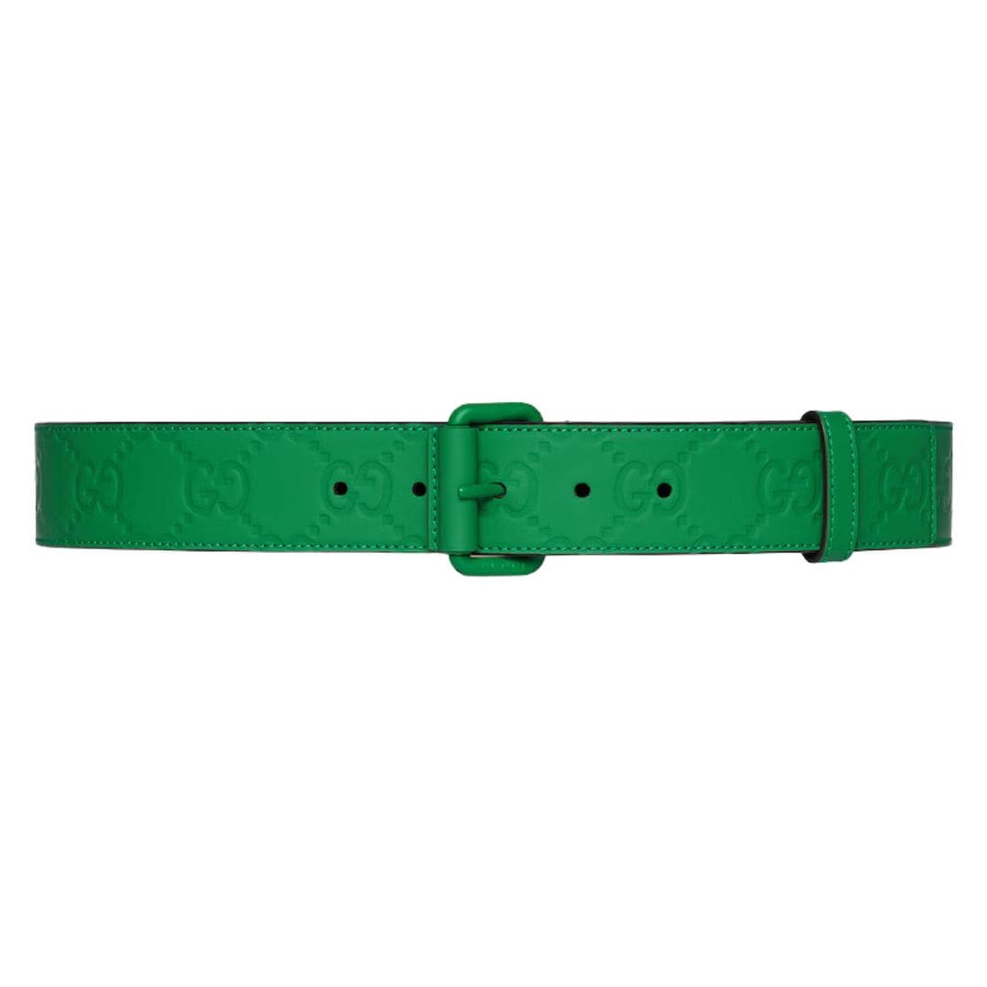 GUCCI GG RUBBER-EFFECT BELT