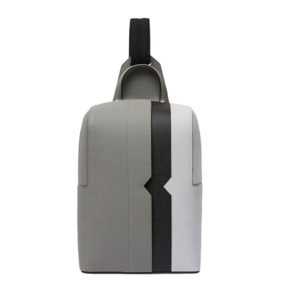 VALEXTRA V-LINE INTARSIA ONE SHOULDER BACKPACK