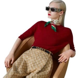 GUCCI BUCKLE THIN BELT
