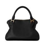 CHLOE MARCIE LARGE DOUBLE CARRY BAG BLACK