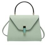 VALEXTRA ISIDE PLEXI TOP HANDLE MINI BAG