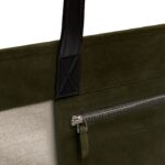 EAST WEST MAXI AMI SHOPPING BAG IN OLIVE