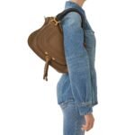 CHLOE MARCIE DOUBLE CARRY BAG PALM BROWN