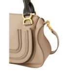 CHLOE MARCIE DOUBLE CARRY BAG FLORAL GREY