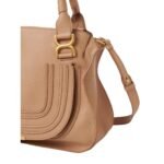 MARCIE SMALL DOUBLE CARRY BAG LIGHT TAN