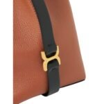 CHLOE MARCIE BUCKET BAG TAN