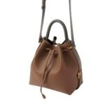 CHLOE MARCIE BUCKET BAG DARK NUT