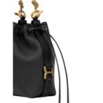 CHLOE MARCIE MICRO BUCKET BLACK
