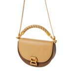 CHLOE MARCIE CHAIN FLAP BAG CREAMY BROWN