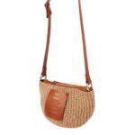 CHLOÉ ZIPPERED MINI BASKET CARAMEL