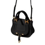 CHLOE MARCIE MINI DOUBLE CARRY BAG BLACK